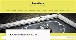 Desktop Screenshot of icuestiona.com